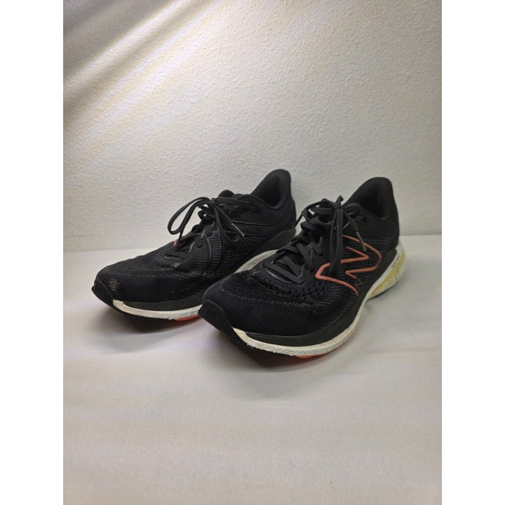 New Balance Fresh Foam Evoz Black/Orange/ Low Top Mesh Sneakers Size 10